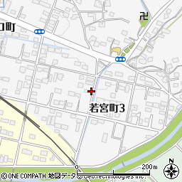 愛知県瀬戸市若宮町3丁目周辺の地図