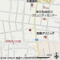 愛知県愛西市草平町新開32周辺の地図