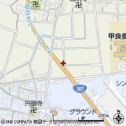 滋賀県犬上郡甲良町金屋1710周辺の地図