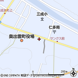 川西新聞販売店周辺の地図