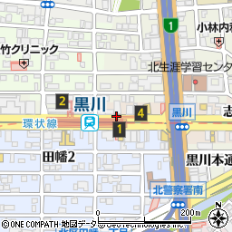 愛知県名古屋市北区志賀南通1丁目周辺の地図