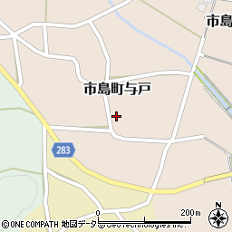 兵庫県丹波市市島町与戸1189周辺の地図