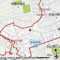 中京銀行本地ヶ原 ＡＴＭ周辺の地図