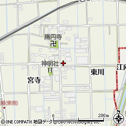 愛知県愛西市佐折町東川99周辺の地図