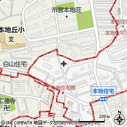 愛知県尾張旭市緑町緑ケ丘22周辺の地図