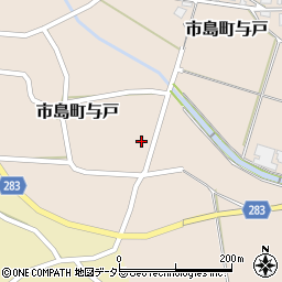 兵庫県丹波市市島町与戸1169周辺の地図