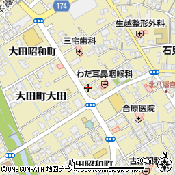 本家かまどや大田店周辺の地図