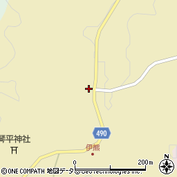 愛知県豊田市伊熊町（堂ノ下）周辺の地図