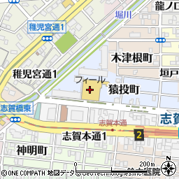 フィール黒川東店周辺の地図
