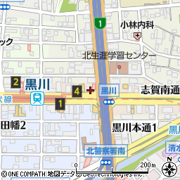 愛知県名古屋市北区志賀南通1丁目17周辺の地図