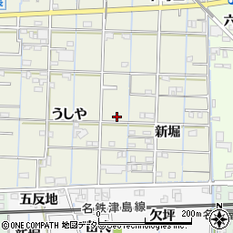 愛知県あま市花長うしや68-5周辺の地図