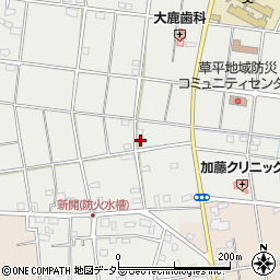 愛知県愛西市草平町新開20周辺の地図