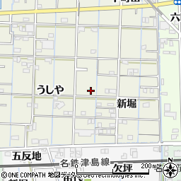 愛知県あま市花長うしや68-3周辺の地図