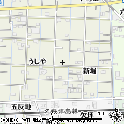 愛知県あま市花長うしや68周辺の地図
