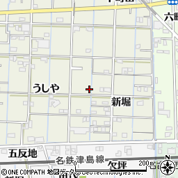 愛知県あま市花長うしや68-2周辺の地図