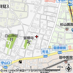 愛知県名古屋市守山区町北周辺の地図