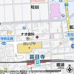 中日信用金庫甚目寺支店周辺の地図