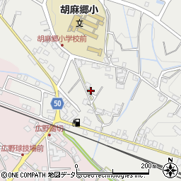 京都府南丹市日吉町胡麻中野辺谷10周辺の地図