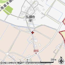 滋賀県彦根市服部町420-1周辺の地図