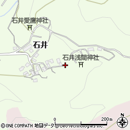 静岡県富士市石井周辺の地図