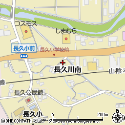 島根県大田市長久町長久川南周辺の地図