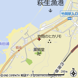 千葉県富津市萩生1192周辺の地図
