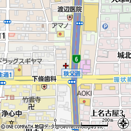ヤマハミュージック東海名古屋ウエスト周辺の地図