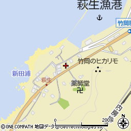 千葉県富津市萩生1191周辺の地図