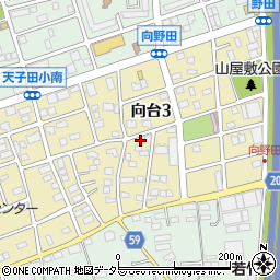 愛知県名古屋市守山区向台3丁目710周辺の地図