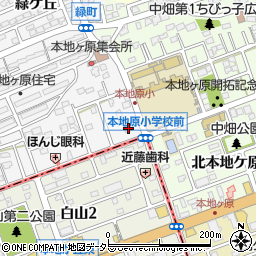 愛知県尾張旭市緑町緑ケ丘180周辺の地図