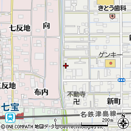 愛知県あま市新居屋鶴田111周辺の地図