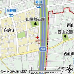 愛知県名古屋市守山区向台3丁目1705周辺の地図