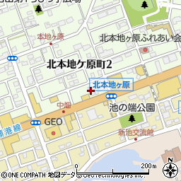 北本地ヶ原店舗周辺の地図