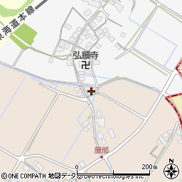 滋賀県彦根市服部町461-1周辺の地図