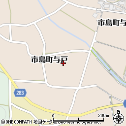 兵庫県丹波市市島町与戸1162周辺の地図