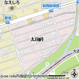 愛知県名古屋市守山区太田井周辺の地図
