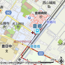 豊郷駅周辺の地図