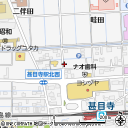 リパーク甚目寺駅北駐車場周辺の地図