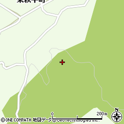 愛知県豊田市東萩平町切山周辺の地図