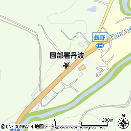 京都府船井郡京丹波町富田長野周辺の地図