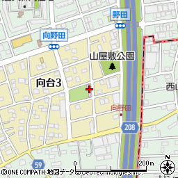 愛知県名古屋市守山区向台3丁目1304周辺の地図