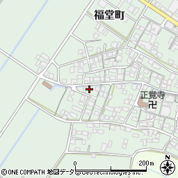 滋賀県東近江市福堂町3339-2周辺の地図