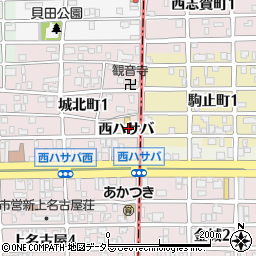 愛知県名古屋市西区田幡町周辺の地図