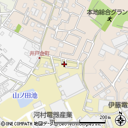 愛知県瀬戸市山の田町155-6周辺の地図
