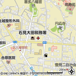 中国労働金庫　大田代理店周辺の地図
