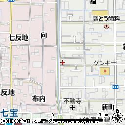愛知県あま市新居屋鶴田107周辺の地図