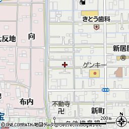 愛知県あま市新居屋鶴田98周辺の地図
