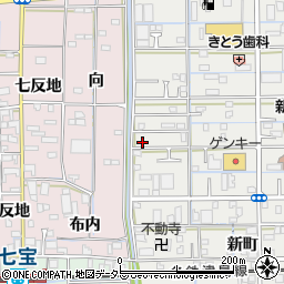 愛知県あま市新居屋鶴田104周辺の地図