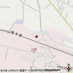 京都府南丹市日吉町上胡麻（流清水）周辺の地図