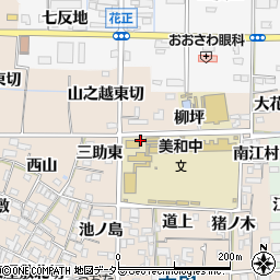 愛知県あま市木田丁子ノ口周辺の地図